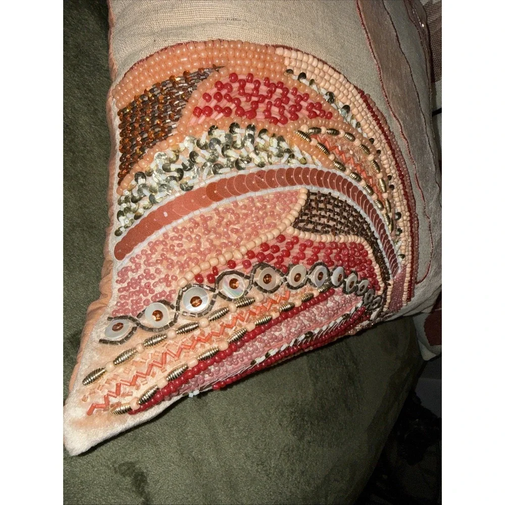 Pegasus Home Fashions Embellished Flamingo Home Accent Decorative Pillow